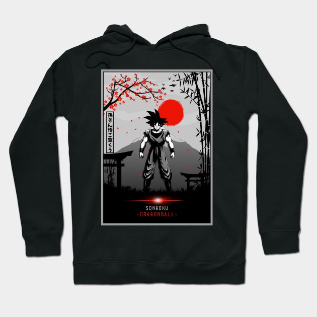 Kakarott Japanese style Hoodie by NekerArt